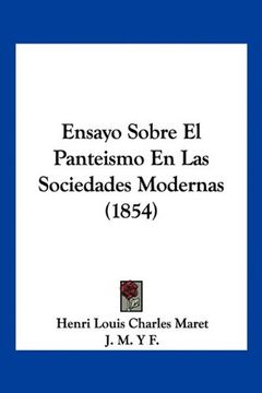 portada Ensayo Sobre el Panteismo en las Sociedades Modernas (1854)