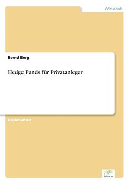portada Hedge Funds für Privatanleger (German Edition)