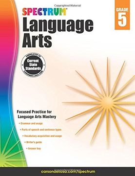 portada Spectrum Language Arts, Grade 5 (in English)