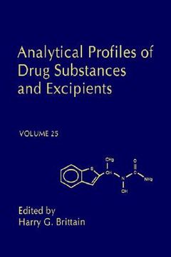 portada analytical profiles of drug substances and excipients