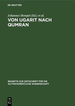 portada Von Ugarit Nach Qumran (en Alemán)