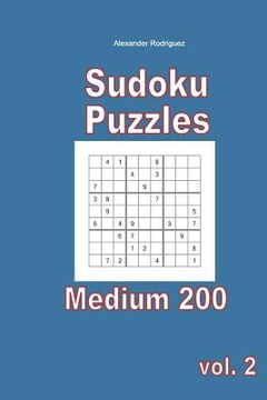 portada Sudoku Puzzles - Medium 200 vol. 2 (en Inglés)