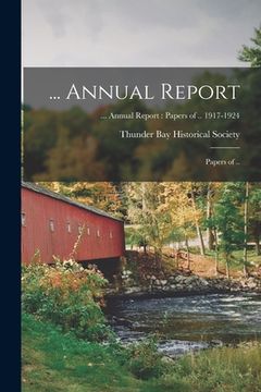portada ... Annual Report: Papers of ..; ... Annual report: papers of .. 1917-1924 (en Inglés)