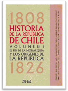 portada Historia de la Republica de Chile. Vol. 1 Rustica