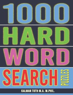 portada 1000 Hard Word Search Puzzles: Fun Way to Occupy Yourself (en Inglés)