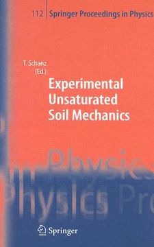 portada experimental unsaturated soil mechanics (en Inglés)