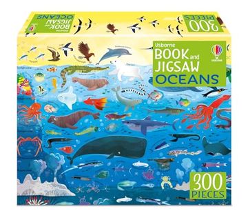 portada Usborne Book and Jigsaw Oceans