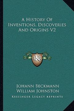 portada a history of inventions, discoveries and origins v2 (en Inglés)