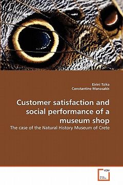 portada customer satisfaction and social performance of a museum shop (en Inglés)