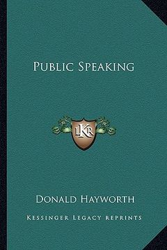 portada public speaking (in English)