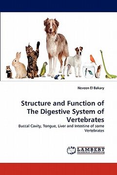 portada structure and function of the digestive system of vertebrates (en Inglés)