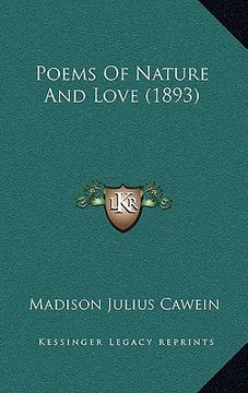 portada poems of nature and love (1893) (en Inglés)