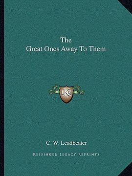 portada the great ones away to them (en Inglés)