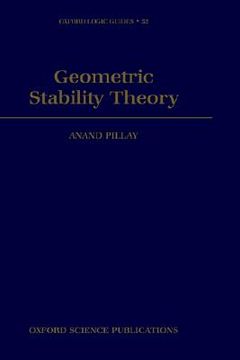 portada geometric stability theory (en Inglés)