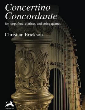 portada Concertino Concordante: For Harp, Flute, Clarinet, and String Quartet (in English)