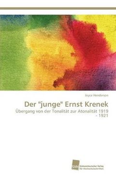 portada Der "junge" Ernst Krenek