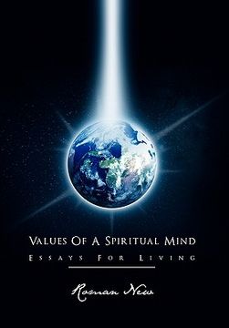 portada values of a spiritual mind (en Inglés)