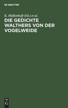 portada Die Gedichte Walthers von der Vogelweide (German Edition) [Hardcover ] (en Alemán)
