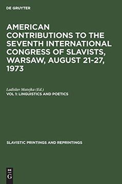 portada Linguistics and Poetics (Slavistic Printings and Reprintings) (en Inglés)