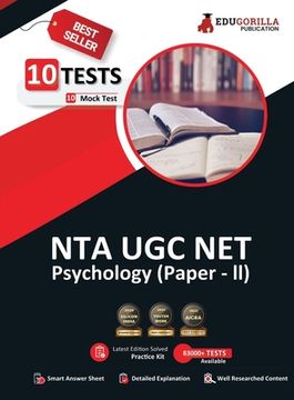 portada NTA UGC NET/JRF Psychology Book 2023 - Concerned Subject: Paper II (English Edition) - 10 Mock Tests (1000 Solved Questions) with Free Access to Onlin (en Inglés)