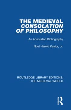 portada The Medieval Consolation of Philosophy (Routledge Library Editions: The Medieval World) (en Inglés)
