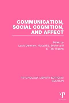 portada Communication, Social Cognition, and Affect (en Inglés)