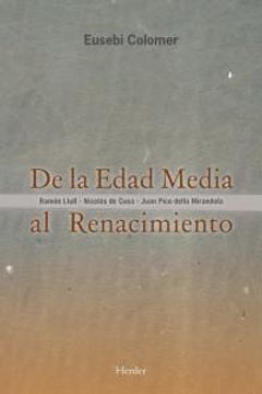 portada de la edad media al renacimiento (in Spanish)