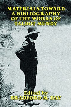 portada materials toward a bibliography of the works of talbot mundy (en Inglés)