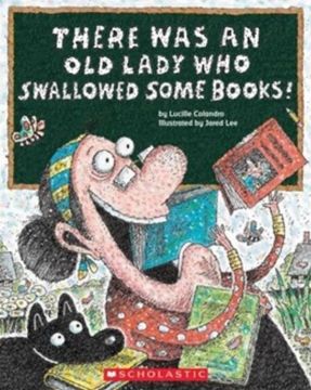 portada There was an old Lady who Swallowed Some Books! (en Inglés)