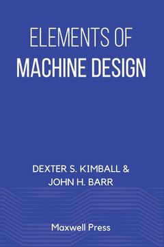 portada Elements of Machine Design (en Inglés)
