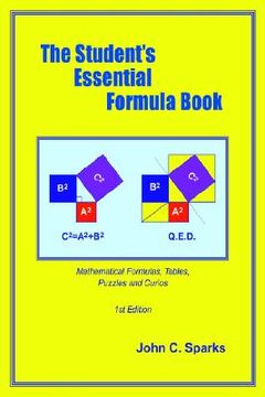 portada the student's essential formula book: 1st edition (en Inglés)