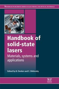 portada handbook of solid-state lasers: materials, systems and applications (in English)