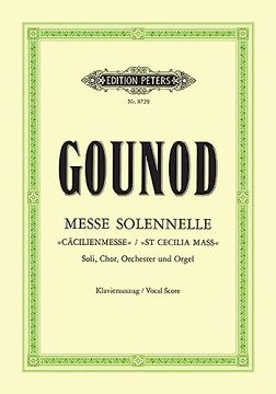 portada Messe Solennelle St Cecilia Mass (Vocal Score) (en Inglés)