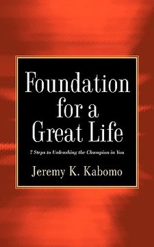 portada foundation for a great life (en Inglés)