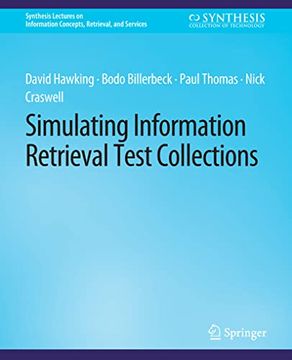 portada Simulating Information Retrieval Test Collections (en Inglés)