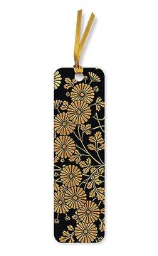 portada Uematsu Hobi: Box Decorated With Chrysanthemums Bookmarks (Pack of 10) (Flame Tree Bookmarks) (en Inglés)