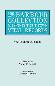portada the barbour collection of connecticut town vital records. volume 29: new london 1646-1854 (en Inglés)
