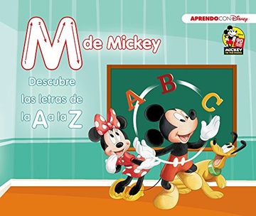 portada M de Mickey (Descubre las Letras de la a a la z con Disney)