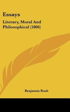 portada essays: literary, moral and philosophical (1806) (in English)