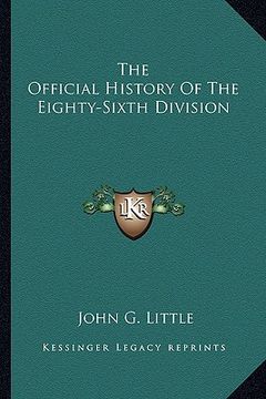 portada the official history of the eighty-sixth division (in English)