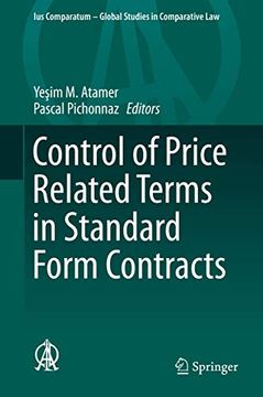 portada Control of Price Related Terms in Standard Form Contracts.