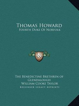 portada thomas howard: fourth duke of norfolk (en Inglés)