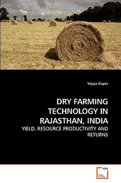 portada dry farming technology in rajasthan, india (en Inglés)