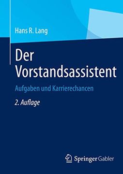 portada Der Vorstandsassistent: Aufgaben, Arbeitstechniken, Karrierechancen (in German)