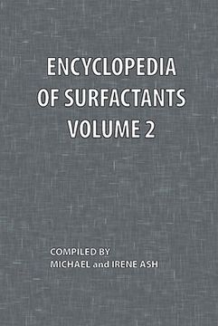 portada encyclopedia of surfactants volume 2