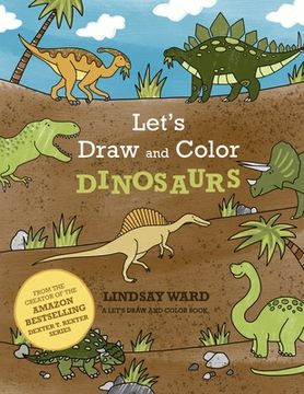 portada Let's Draw and Color Dinosaurs (en Inglés)