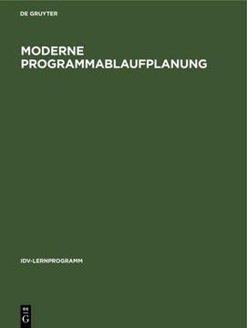 portada Moderne Programmablaufplanung (en Alemán)