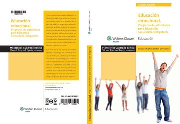 portada Educación Emocional: Programa de Actividades Para Educación Secundaria Obligatoria (in Spanish)