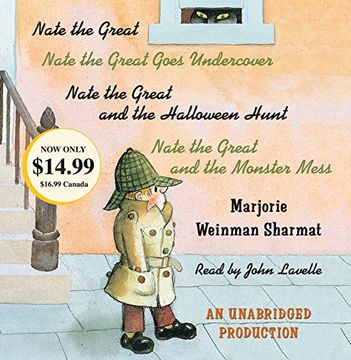 portada Nate the Great Collected Stories: Volume 1: Nate the Great; Nate the Great Goes Undercover; Nate the Great and the Halloween Hunt; Nate the Great and () (en Inglés)