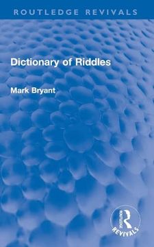 portada Dictionary of Riddles (Routledge Revivals)